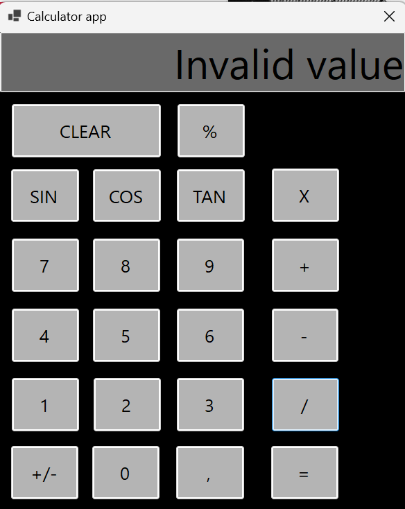 C# Calculator